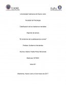 Reporte de lectura “El síndrome de la adolescencia normal”