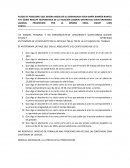 PLIEGO DE POSICIONES.