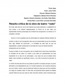 Obra de teatro "Nada"