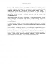 Metodos de estudio.. Página 1