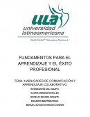 Habilidades de comunicacion.