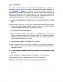 ¿Cómo se puede identificar cuando un acto o conducta "está bien" o "está mal"?