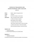 Verificación del quórum Primer Encuentro Presencial con los Comités Zonales