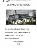 El caso Chernóbil