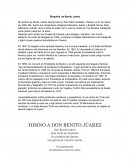 Biografía de Benito Juárez.