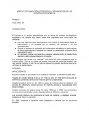 MODELO DE PLANEACIÓN ESTRATÉGICA Y ORGANIZACIÓN DE LOS HOSPITALES DE MORELIA.