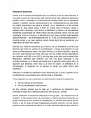 Resistencia bacteriana.