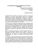 EL ENTRENADOR PILAR DE LA FORMACION DE LOS FUTUROS CAMPEONES