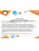 Guía de actividades y rúbrica de evaluación - Paso 1