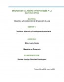 Dinámica y conducción de grupo (sesión 1)