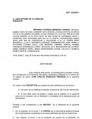 Contestacion de demanda.