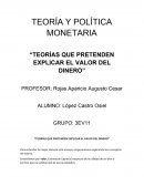 Teorías que pretenden explicar el valor del dinero