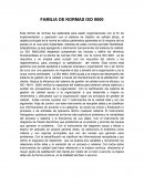 FAMILIA DE NORMAS ISO 9000