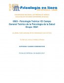 Cuadro comparativo. Psicología Teórica I El Campo General Teórico de la Psicología de la Salud