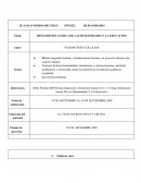 Humanidades y Educacion.