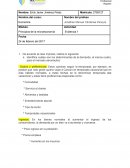 Principios de la microeconomía Actividad: Evidencia 1