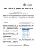 Evento Kaizen Aplicado en la Reducción de Tiempos Muertos