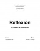 Resumen primeros 5 capítulos de la magia de la comunicación