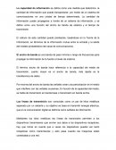 Relaciones entre Capacidad de información