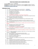 TEMAS RELACIONADOS CON EL EXAMEN MINSAL 2016