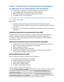 Introducción a las innovaciones tecnológicas y su aplicación en los antecedentes del Periodismo