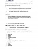 Objetivo de la actividad: Comprender los principales factores que intervienen en la internacionalización de las empresas