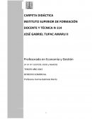 Profesorado en Economía y Gestión