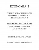 ECONOMIA I COLEGIO DE BACHILLERES DEL ESTADO DE QUINTANA ROO, PLANTEL CANCUN II