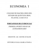 ECONOMIA I COLEGIO DE BACHILLERES DEL ESTADO DE QUINTANA ROO, PLANTEL CANCUN II