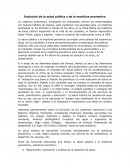 Evolución de la salud pública y de la medicina preventiva