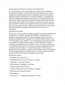 Fundamentación del Proceso de atención de enfermería PAE