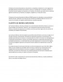 CUENTA DE BIENES Y SERVICIOS