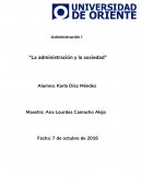 La administración y la sociedad