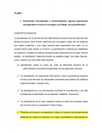 Precisiones Conceptuales y Terminológicas. Página 1
