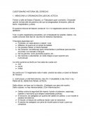 CUESTIONARIO HISTORIA DEL DERECHO 1.- MENCIONA LA ORGANIZACIÓN JUDICIAL AZTECA