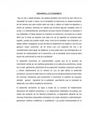 Desarrollo economico. Existe sectores más desarrollados que otros