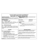 PLAN DE TRABAJO SITUACION DE APRENDIZAJE