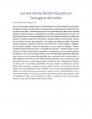 Las aventuras de Don Quijote en Cartagena de Indias