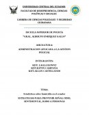 Estadísticas sobre homicidio en el ecuador