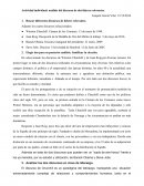 Análisis del discurso de dos líderes relevantes