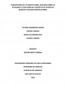 CONCEPCIONES DE LA CONSTITUCIÓN, APOLOGÍA SOBRE LA EUTANASIA Y EVOLUCIÓN DEL CONCEPTO DE ESTADO DE DERECHO A ESTADO CONSTITUCIONAL
