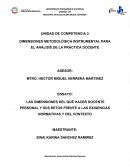 LAS DIMENSIONES DEL QUÉ HACER DOCENTE PERSONAL Y SUS RETOS FRENTE A LAS EXIGENCIAS NORMATIVAS Y DEL CONTEXTO