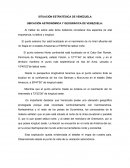 SITUACIÒN ESTRATÉGICA DE VENEZUELA