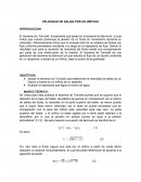 VELOCIDAD DE SALIDA POR UN ORIFICIO