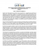 IDENTIFICACION DE PROYECTOS. CASO 1: DUREX DE COLOMBIA S.A.