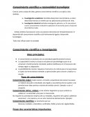 Conocimiento científico y racionalidad tecnológica