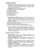 Actividades de la logística