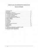 CIUDAD FALLIDA; ANALISIS AL MUNICIPIO DE SINCELEJO 2014