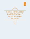 TRABAJO DE INVESTIGACIÓN Y BÚSQUEDAS EN INTERNET