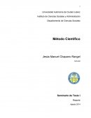 Departamento de Ciencias Sociales Método Científico